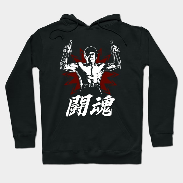 Toukon Fighting Spirit Warrior (Night) Hoodie by Hanzo